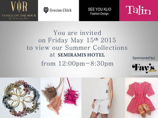  VANILE ON THE ROCK (V0R) TRUNK SHOW PRESENTING SUMMER 2015 COLLECTION-AT SEMIRAMIS HOTEL-MAY 2015