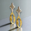 TANZANIAN STAR LOOP EARRINGS