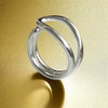 LOOP IN-LINE SILVER RING-RING MANIA