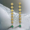 YAN GREEN EMERALD EARRINGS