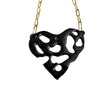 HEART 2 HEART SMALL BLACK PENDANT-BACK IN STOCK