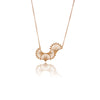 METROPOLITAN FANS ROSE GOLD PENDANT