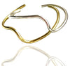 IN-LINE GOLD RIPPLE STACKABLE BRACELETS