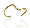 IN-LINE GOLD RIPPLE STACKABLE BRACELETS