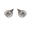 THE EMPIRE BELLS RHODIUM EARRINGS