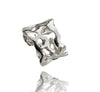 SMALL FLUID SILVER RING