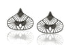 THE EMPIRE BELLS RHODIUM EARRINGS