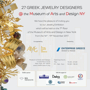  VANILE ON THE ROCK (V0R) PARTICIPATING IN "A JEWEL MADE IN GREECE" AT THE MAD MUSEUM-NEW YORK CITY-NOV. 2017