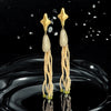 TANZANIAN STAR PEARL WATERFALL EARRINGS-LIMITED EDITION-ONLINE EXCLUSIVE