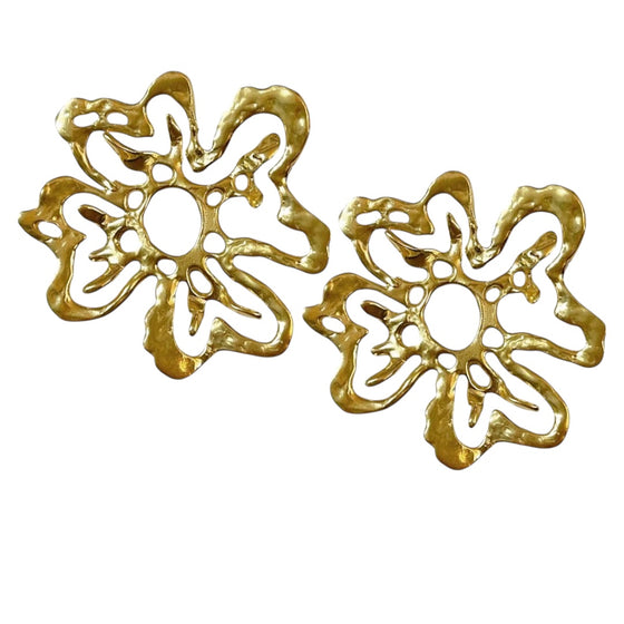 ORTENSIE XL GOLDEN EARRINGS