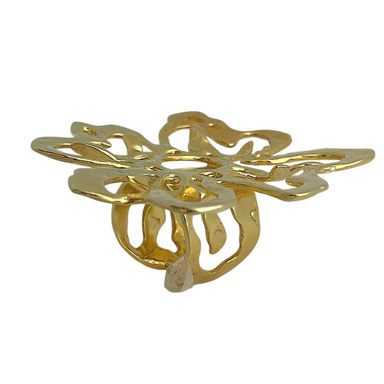 ORTENSIE XL GOLD RING