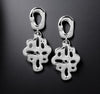 ETHIOPIAN SILVER CROSS EARRINGS