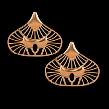  THE EMPIRE BELLS ROSE GOLD EARRINGS