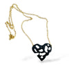 HEART 2 HEART SMALL BLACK PENDANT-BACK IN STOCK
