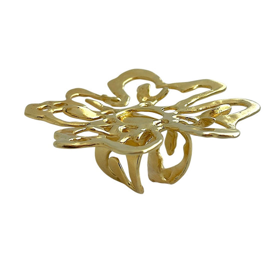 ORTENSIE XL GOLD RING