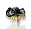 BIG KAHOONA BLACK AND GOLD RING