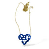 HEART 2 HEART SMALL ROYAL BLUE PENDANT