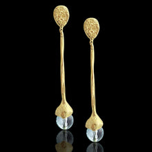  MOMBASA AQUA QUARTZ DROP EARRINGS