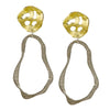 MELTED 0s SILVER EARRINGS