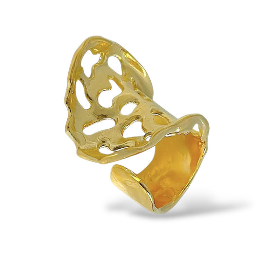 FLUID GOLD GONDOLA RING