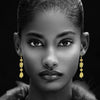 YAN CITRINE GOLD EARRINGS