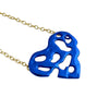HEART 2 HEART SMALL ROYAL BLUE PENDANT