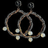HEMATITE LARGE ORBIT HOOPS