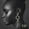 IN-LINE KNOT PEARLS EARRINGS-ONLINE EXCLUSIVE-LIMITED EDITION