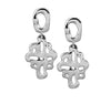 ETHIOPIAN SILVER CROSS EARRINGS
