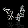 NEW CORALS SILVER EARRINGS