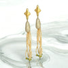 TANZANIAN STAR PEARL WATERFALL EARRINGS-LIMITED EDITION-ONLINE EXCLUSIVE