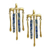 NAIROBI BLUE LAPIS CHANDELIERS-ON LINE EXCLUSIVE