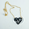 HEART 2 HEART SMALL BLACK PENDANT-BACK IN STOCK