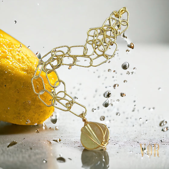 CITRINE PENDANT-ON LINE EXCLUSIVE-LIMITED EDITION