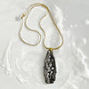 FLUID DROP SILVER PENDANT