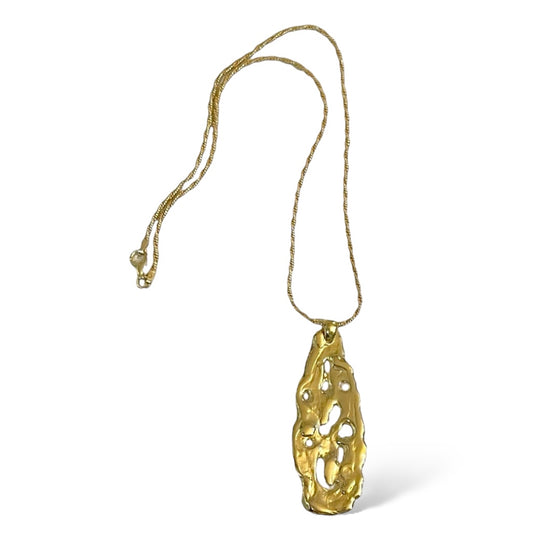 FLUID GOLDEN DROP PENDANT