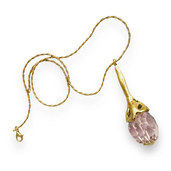 MONBASA AMETHYST DROP PENDANT