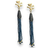 CORAL BLUE HEMATITE WATERFALLS CHANDELIERS