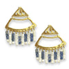 MAU BLUE AND WHITE EARRINGS-LIMITED EDITION