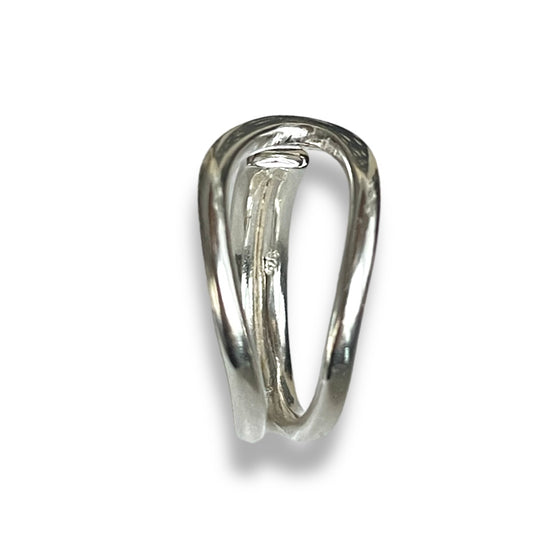 LOOP IN-LINE SILVER RING-RING MANIA