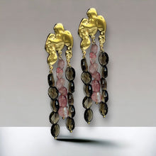  TANZANIAN DEVIL SMOKY  QUARTZ CHANDELIERS -LIMITED EDITION-ONLINE EXCLUSIVE
