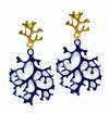 CORALINOS ROYAL BLUE EARRINGS  