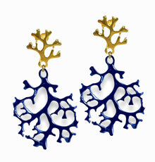  CORALINOS ROYAL BLUE EARRINGS  