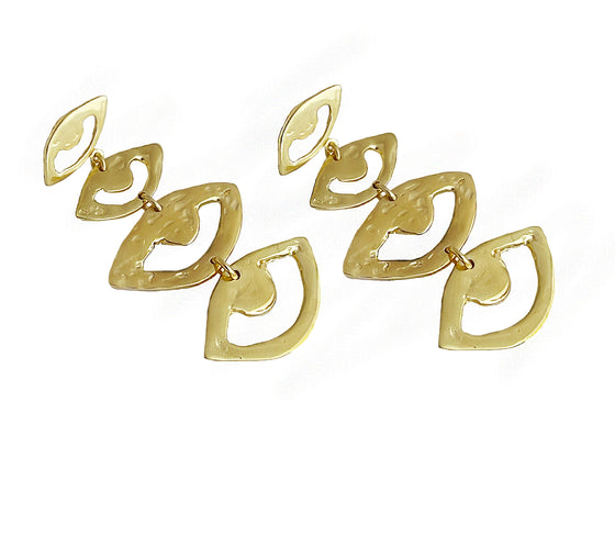ALL EYES ON ME-THE SUPER PROTECTOR GOLD EARRINGS
