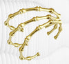 BAMBOO BOO  GOLD CUFF