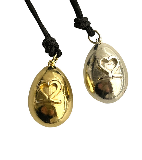 SILVER EASTER EGG “HEART 22” PENDANT-SOLD OUT