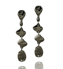  ETHIOPIA RHODIUM EARRINGS-BACK IN STOCK