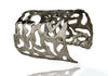 FLUID NATURE XL SCULPTURAL RHODIUM CUFF-BACK IN STOCK