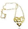 HEART TO HEART SMALL GOLD PENDANT