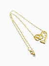 HEART 2 HEART SMALL GOLD PENDANT